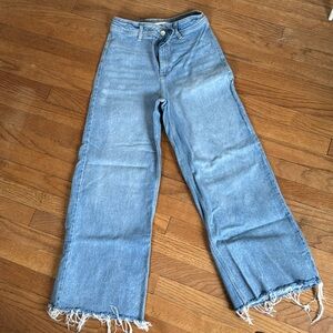 Mango Catherine wide leg jeans, size 4